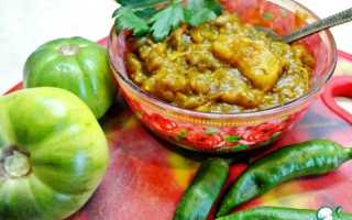 Соус из зеленых помидоров на зиму — очень вкусный рецепт с пошаговыми фото приготовления в домашних условиях. Рецепт аджики из зелёных помидоров на зиму