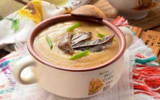 Грибной суп пюре со сливками: ароматное блюдо с нежным вкусом