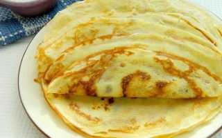 Блины на сливках тонкие с дырочками: 5 рецептов нежных и вкусных блинов