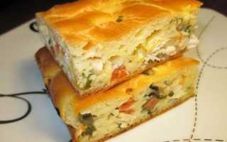 Пирог с курицей — лучшие рецепты. Как правильно и вкусно приготовить пирог с курицей.