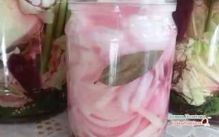 Рецепты маринованного лука кольцами на зиму в банках