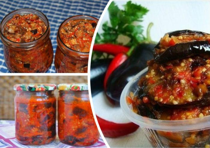 баклажаны по грузински