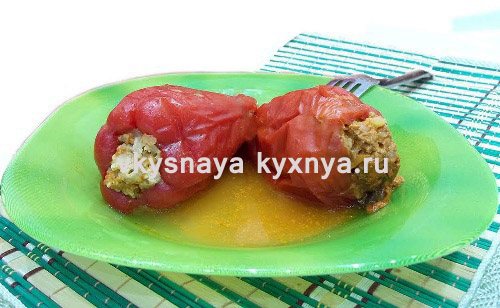Как готовить фаршированные замороженные болгарские перцы