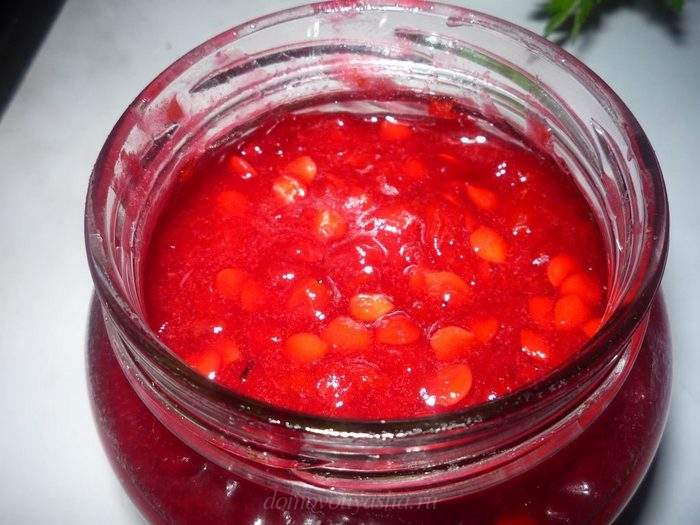 Калина с медом на зиму без варки
