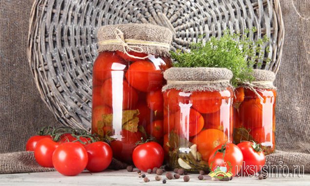 Маринованные помидоры с уксусом