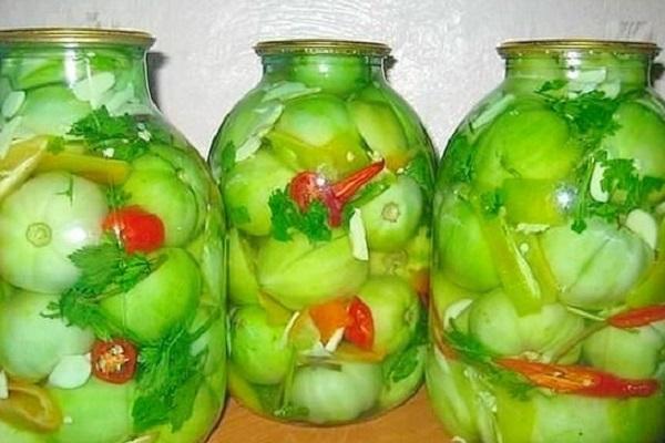 зеленые томаты