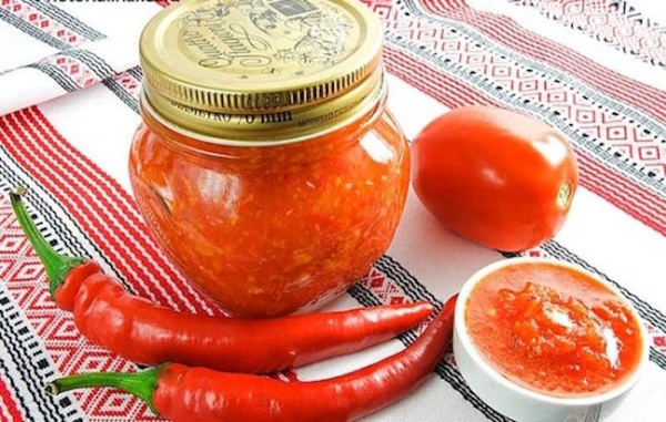 Аджика по-армянски из красного перца. Рецепт на зиму