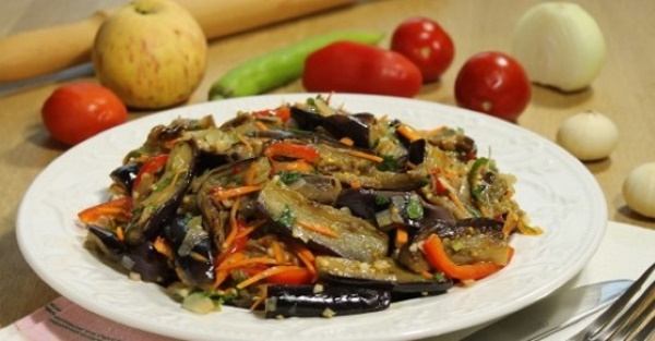 Баклажаны по-корейски. Рецепт на зиму быстро и вкусно