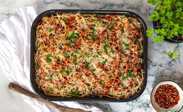 Блюда из спагетти. Рецепты простые и вкусные, фото