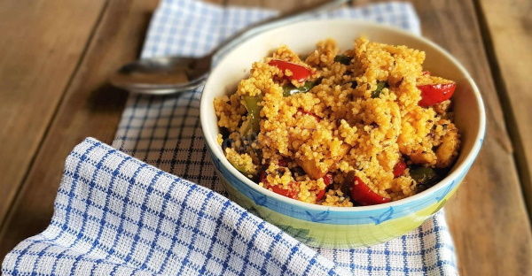 Блюда с кускусом и курицей, овощами. Рецепты с фото