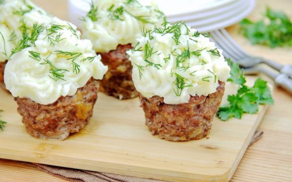 Быстрые блюда из фарша мясного в духовке с фото