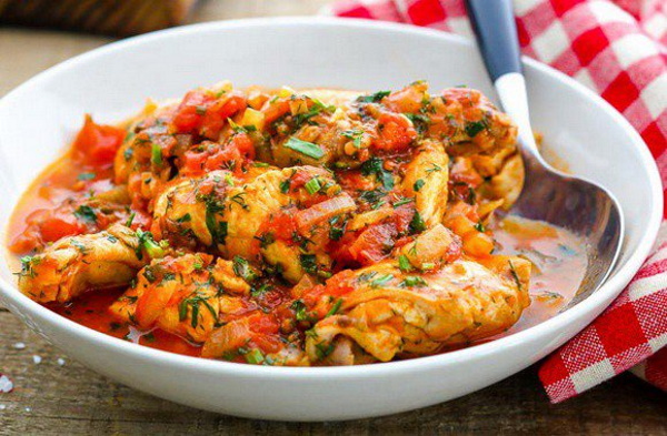 Чахохбили из курицы в мультиварке. Классический рецепт с фото