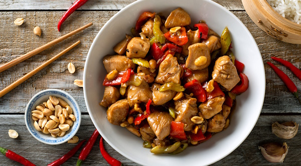 Курица Гунбао (chicken kung pao). Рецепт китайской кухни
