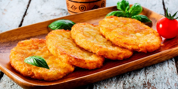 Деруны из картошки. Рецепт на сковороде с фаршем
