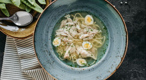 Домашняя лапша для куриного супа. Рецепт с фото пошагово