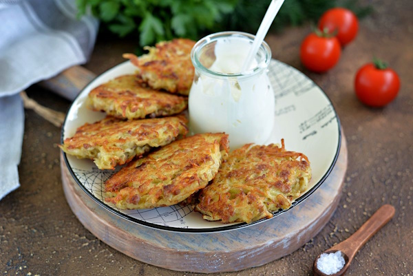 Капустные драники. Рецепт классический на сковороде