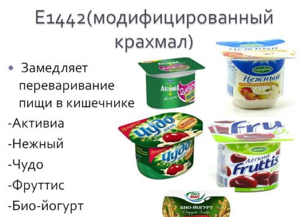 Е1442 пищевая добавка. Опасна или нет, влияние на организм человека