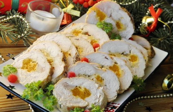 Горячие закуски из мяса птицы на праздничный стол
