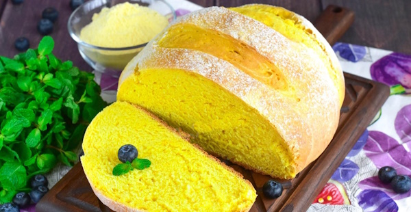 Хлеб из кукурузной муки в духовке. Рецепт на дрожжах и без