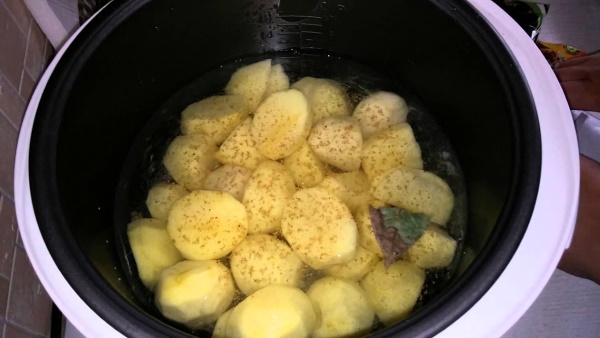 Картошка без мяса в мультиварке. Рецепт с фото