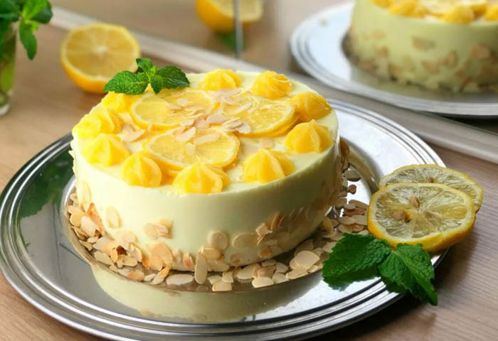 Лимонный торт. Рецепт с курдом наивкуснейший, лимонная начинка, крем