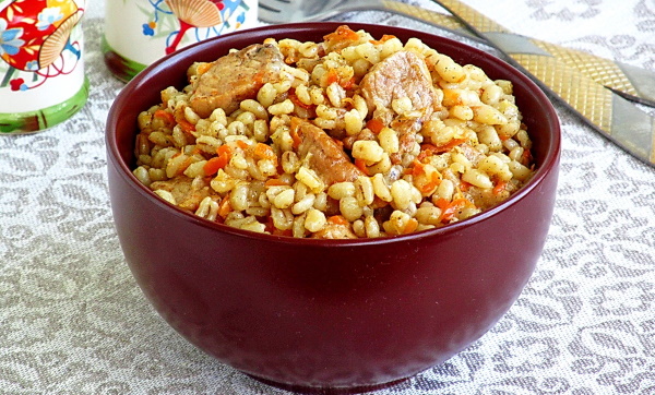 Перловка в мультиварке без замачивания. Рецепт с мясом