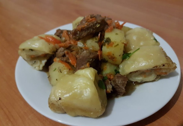 Штрули. Рецепт теста классический с говядиной, курицей, уткой