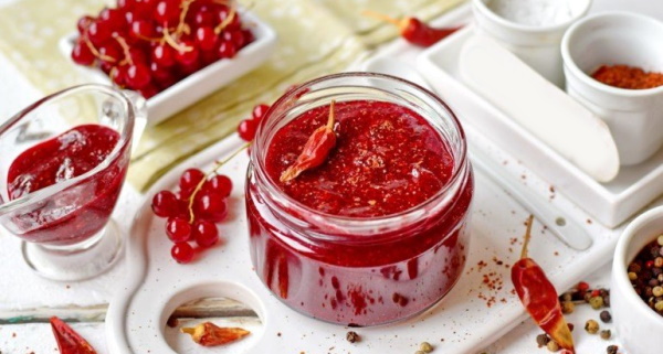 Соус из красной смородины на зиму для хранения. Рецепты к мясу