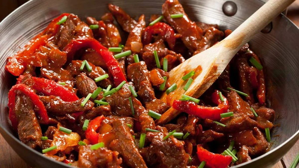Свинина по-тайски. Рецепт классический, с овощами, медом, кешью, ананасами, грейпфрутом, молоком, рисом