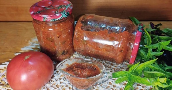 Томатный соус с базиликом. Рецепт на зиму